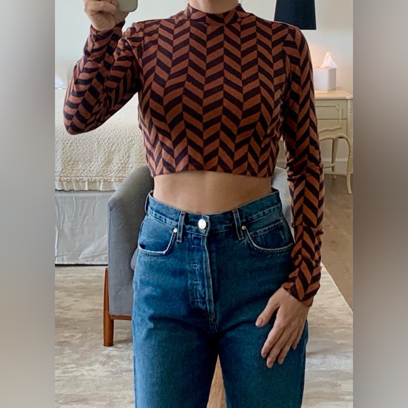 Billabong Geometric Pattern Blouse - Picture 1 of 3